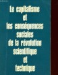 LE CAPITALISME ET LES CONSEQUENCES SOCIALES DE LA REVOLUTION ET TECHNIQUE. B. GAOUZNER