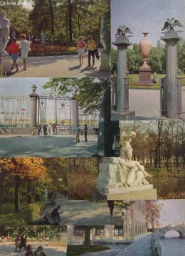 LOT DE 12 CARTES POSTALES DE LENINGRAD. SUMMER GARDENS. COLLECTIF