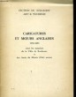 CARICATURES ET MOEURS ANGLAISES 1750-1850. COLLECTIF