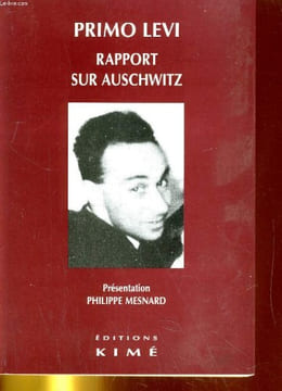 RAPPORT SUR AUSCHWITZ. PRIMO LEVI
