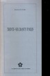 TRENTE-SIX CHANTS D'AILES. FRANCOIS TARD