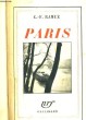 PARIS (NOTES D'UN VAUDOIS). C.-F. RAMUZ