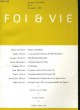 FOI & VIE, VOLUME LXXXVII N°6. COLLECTIF
