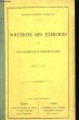 SOLUTIONS DES EXERCICES DU COURS ELEMENTAIRES DE GEOMETRIE PRATIQUE. ENSEIGNEMENT PRIMAIRE. F. J. J.