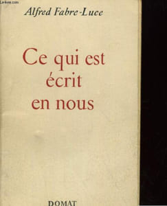 CE QUI EST ECRIT EN NOUS