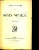 POESIES NOUVELLES. 1836-1852. ALFRED DE MUSSET