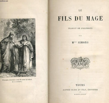 LE FILS DU MAGE. Mlle SIMONS