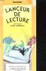 LANCEUR DE LECTURE. ANNE GARRIGUE