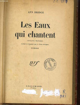 LES EAUX QUI CHANTENT (SINGING WATERS). ANN BRIDGE