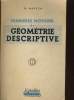 PREMIERES NOTIONS DE GEOMETRIE DESCRIPTIVE. H. MASSON