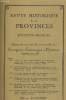 REVUE HISTORIQUE DE NOS PROVINCES BULLETIN MENSUEL SELECTION DE SUJETS TIRES DES ANCIENNES REVUES GASCOGNE COMMINGER PYRENEEN. COLLECTIF