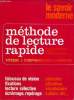 METHODE DE LECTURE RAPIDE - TOME I. RICHAUDEAU FRANCOIS ET GAUQUELIN FRANCOISE