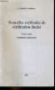 NOUVELLES METHODES DE VERIFICATIONS FISCALE - PREMIER VOLUME - PRINCIPES GENERAUX. HADERER J GEORGES