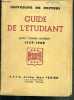 GUIDE DE L'ETUDIANT - POUR L'ANNEE SCOLAIRE 1959-1960 - UNIVERSITE DE POITIERS. COLLECTIF