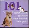 QUESTIONS QUE VOTRE CHAT AIMERAIT VOUS POSERA. HEAD HONOR