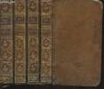 Oeuvres de Rousseau Tomes I, II, III et IV en 4 volumes. Rousseau