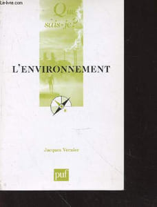L'environnement , Que sais-je ? N°2667