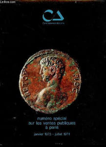 Connaissance des Arts numéro spécial sur les ventes publiques à Paris : Janvier 1973 - Juillet 1974