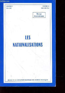 Revue économique n°3 Mai 1983 - Volume 34 : Les Nationalisations. Sommaire: L'importance des entreprises publiques dans l'économie française et européenne après les nationalisations de 1982 par Armand Bizaguet etc.