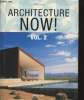 Architecture Now ! Architektur heute / L'architecture d'aujourd'hui Volume 2. Jodidio Philip