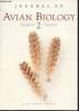 Journal of Avian Biology Volume 32 n°2 June 2001. Sommaire : Molecular evidence for phylogenetic relationships among buntings and American sparrows by ...