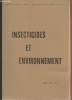 Insecticides et Environnement. Gallez Richel Chantal