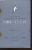 Bird Study Vol 12 n°4 December 1965 : The journal of the British Trust for Ornithology.. Collectif