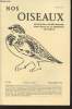 Nos Oiseaux N°434 Volume 42, fasc.4 Décembre 1993. Sommaire : Oiseaux rares et observations inhabituelles en Suisse en 1992 - Rapport de la Commission ...