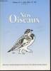 Nos Oiseaux N°452 Volume 45 fasc.2 Juin 1998. Sommaire : Des oiseaux sur la route...Observations matinales répétées de passereaux posés sur une route ...