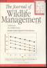 The Journal of Wildlife Management Volume 68 Number 2, April 2004 : Spatially Explicit model for reintroduction. Sommaire: Dynamics of Intertidal ...