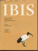 IBIS Volume 139 Number 4 October 1997. The International Journal of The Britsh Ornithologists Union. Sommaire : Seabirds attending bottom longline ...
