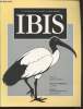IBIS Volume 143 Number 3 July 2001. The International Journal of The Britsh Ornithologists Union. Sommaire : Seeing without being seen : a removal ...