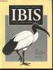 IBIS Volume 145 Number 1 January 2003. The International Journal of The Britsh Ornithologists Union. Sommaire : Why birds sing at dawn : the role of ...