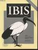 IBIS Volume 146 Number 2 April 2004. The International Journal of The Britsh Ornithologists Union. Sommaire : Remarks on the terminology used to ...
