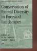 Conservation of faunal diversity in forested landscapes. DeGraaf Richard M., Miller Ronald I.