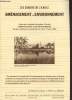 Les Cahiers de L'A.M.B.E. Vol 1 n° Décembre 1985 : Aménagement et Environnement : Actes des Journées Nationales d'Etudes Aménagement et Environnement ...