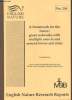 English Nature Research Reports n&deg;256. A framework for the future : green networks with multiple uses in and around towns and cities.. Barker George