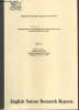 English Nature Contract No. F72-07-56 : Statistical advice on dealing with data from permanent plots and other monitoring studies.. Ross Gavin J.S.