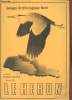 Le Héron Volume 23 n°2 Novembre 1990. Sommaire : Un hibou Grand-Duc dans le Nord par P.Raevel - Reprises de bagues en 1986 - Programmes de marquage ...