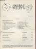 The Ringers Bulletin Vol.4 n°2 December 1972. Sommaire : Mussel bound - Cheap mist net poles - A simple chardonneret - A electic clap-net release - ...