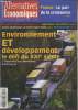Alternatives Economiques n°205 Juillet-Août 2002 : Environnement et développement le défi du XXIe siècle : 2e Sommet de la terre, Johannesburg. ...