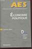 Administration Economique et Sociale : Economie politique - DEUG : méthodes, cours, exercices, corrigés.. Mills Catherine