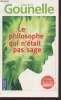 Extrait : Le philosophe qui n'était pas sage. Gounelle Laurent