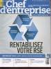 Chef d'Entreprise n°92 Octobre 2014 - Le kit pratique du dirigeant de PME : Rentabilisez votre RSE. Sommaire :L'open innovation, quand création rime ...