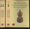 "Dictionnaire encyclopédique de la musique Tome 1 et 2 - en deux volumes - (Collection : ""Bouquins"")". Arnold Denis, Collectif