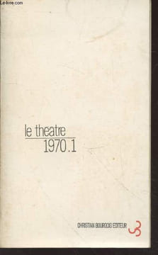 Le Théâtre 1970-1. Arrabal, Collectif