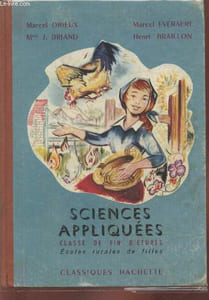 Sciences appliquées : Classe de fin d'études - Ecoles rurales de filles