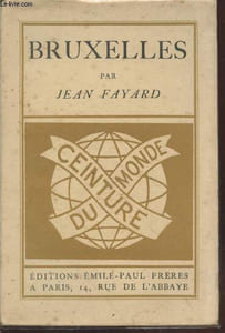 "Bruxelles (Exemplaire Hors-Commerce) - (Collection : ""Ceintre du Monde"" n°5)"