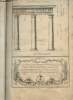 Extrait d'un Atlas d'Architecture du XVIIIe siècle : Lot de 5 planches sur l'ordre d'architecture Toscan : Entrecolonne Toscan - Portique Toscan sans ...