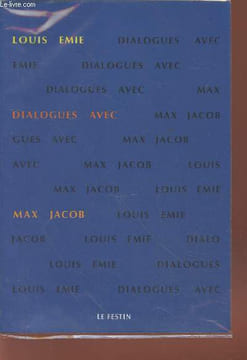 Dialogues avec Max Jacob. Emié Louis